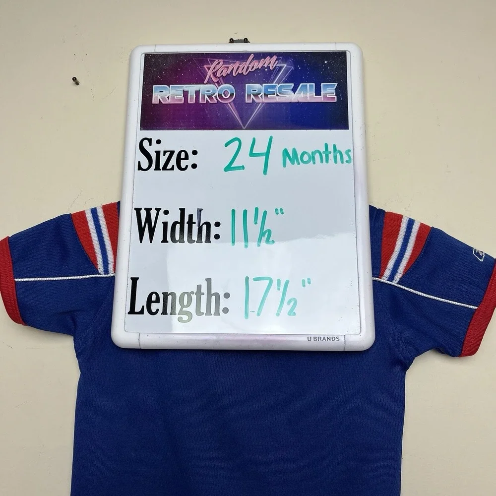 New York Giants NFL Football Baby Jersey One Piece 24 Months Vintage